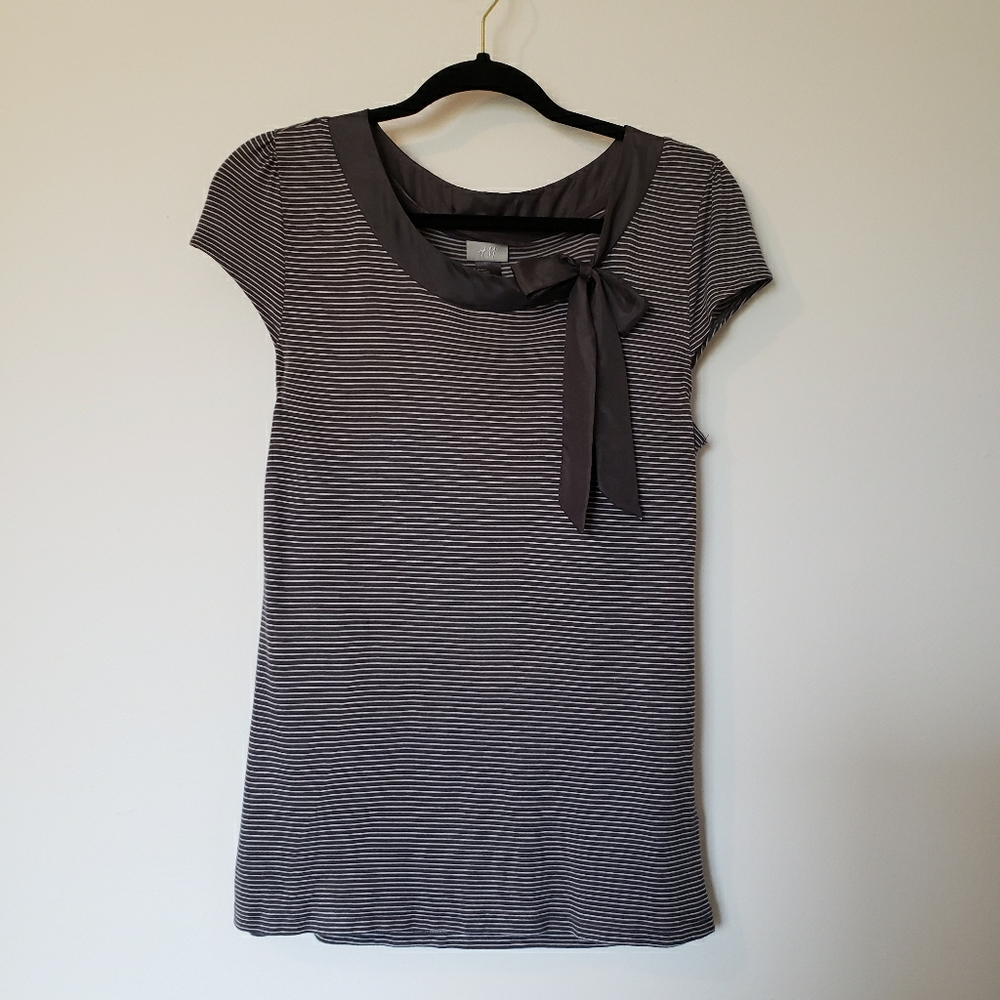 H&M Top with Bow Tie
